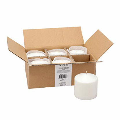 Picture of Stonebriar 18 Hour Long Burning Unscented Pillar Candles, 3x3, White