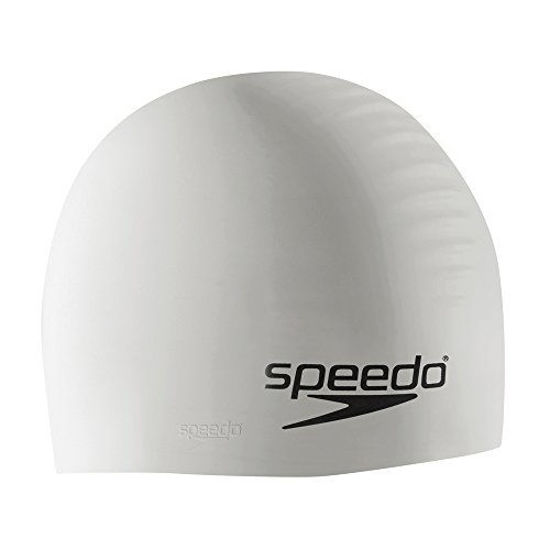 Picture of Speedo Unisex-Adult Swim Cap Silicone White