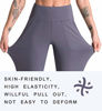 Picture of Dragon Fit Joggers for Women with Pockets,High Waist Workout Yoga Tapered Sweatpants Women's Lounge Pants (Joggers78-Vintage Purple, Medium)