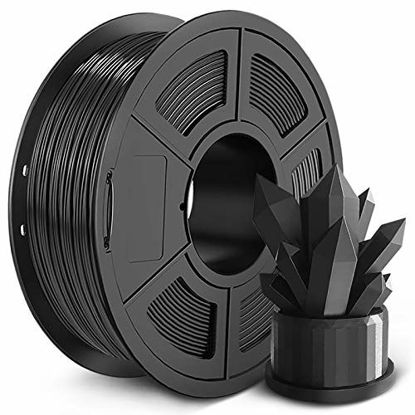 Dimensional Accuracy +/- 0.02 mm 1KG Black PLA 1.75mm Master Spool 3D Printer Filament SUNLU PLA 3D Filament 