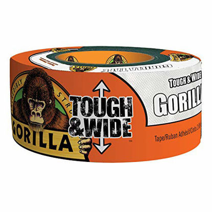 Picture of Gorilla Tough & Wide White Duct Tape, 2.88" x 25 yd, White (Pack of 4)