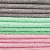 Picture of Amazon Basics Green, Gray and Pink Microfiber Cleaning Cloth, 24-Pack