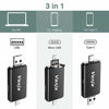 Picture of SD Card Reader, Vanja 3 in 1 Micro USB Type C Portable Memory Card Reader and SD/TF Card Adapter with OTG Function for PC & Laptop & Smart Phones & Tablets