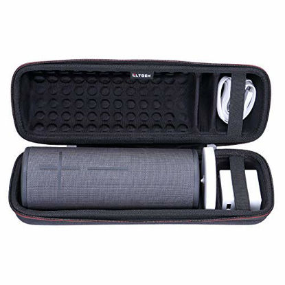 Picture of LTGEM Case for Ultimate Ears UE MEGABOOM 3 Portable Bluetooth Wireless Speaker. Fits Charging Dock and Other Accessories.