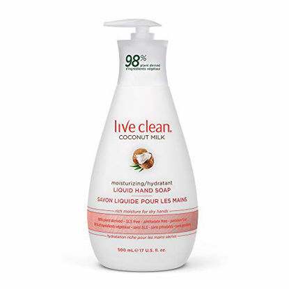 Picture of Live Clean Liquid Hand Soap, Coconut Milk, 17 Oz