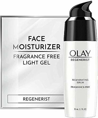 Picture of Olay Regenerist Regenerating Serum, Fragrance-Free Light Gel Face Moisturizer 1.7 fl oz