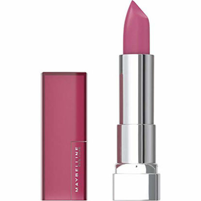 Picture of Maybelline Color Sensational Lipstick, Lip Makeup, Matte Finish, Hydrating Lipstick, Nude, Pink, Red, Plum Lip Color, Lust for Blush, 0.15 oz. (Packaging May Vary)