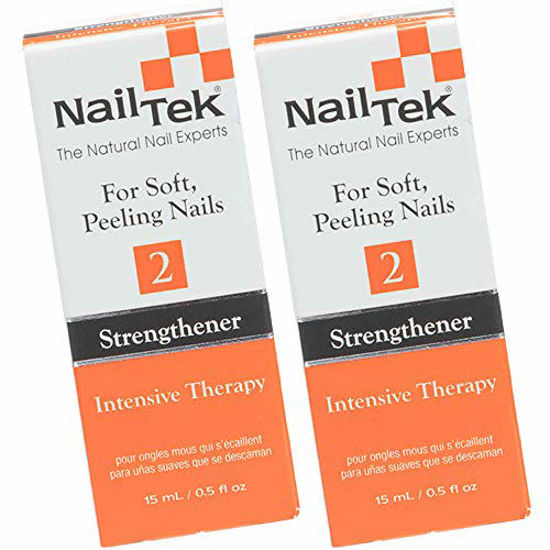 Picture of Nail Tek Intensive Therapy 2, Nail Strengthener for Soft and Peeling Nails, 0.5 oz x 2-Pack