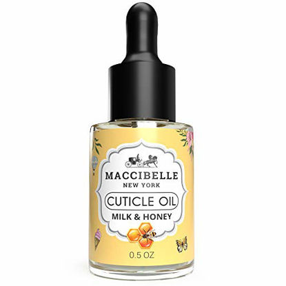 Picture of Maccibelle Cuticle Oil Milk and Honey 0.5 oz - Heals Dry Cracked Cuticles