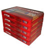 Picture of TDK Superior Normal Bias D120 IEC I / Type I For Everyday Recording Audio Cassette Tapes - 5 Pack by TDK