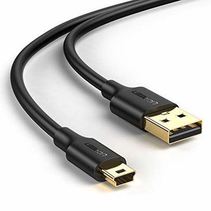 Picture of UGREEN Mini USB Cable USB 2.0 Type A to Mini B Cable Data Charging Cord Compatible for GoPro Hero 3+, Hero HD, PS3 Controller, Phone, MP3 Player, Dash Cam, Digital Camera, SatNav, GPS Receiver,PDA 3ft