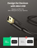 Picture of UGREEN Mini USB Cable USB 2.0 Type A to Mini B Cable Data Charging Cord Compatible for GoPro Hero 3+, Hero HD, PS3 Controller, Phone, MP3 Player, Dash Cam, Digital Camera, SatNav, GPS Receiver,PDA 3ft