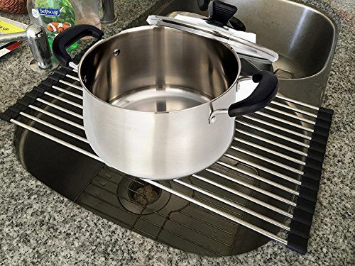 GetUSCart- Ahyuan Roll up Dish Drying Rack Over The Sink Kitchen Roll ...