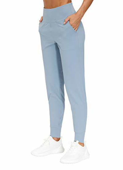 GetUSCart- THE GYM PEOPLE Women's Joggers Pants Lightweight Athletic  Leggings Tapered Lounge Pants for Workout, Yoga, Running (Large, Denim Blue)