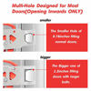 Picture of Portable Door Lock Home Security Door Locker Travel Lockdown Locks for Additional Safety and Privacy Perfect for Traveling Hotel Home Apartment College 
