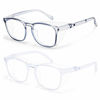 Picture of Protective Eyewear Safety Goggles Clear Anti-fog/Anti-Scratch Safety Glasses Men Glasses, Transparent Frame (fang-blue&clear)