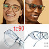 Picture of Protective Eyewear Safety Goggles Clear Anti-fog/Anti-Scratch Safety Glasses Men Glasses, Transparent Frame (fang-blue&clear)