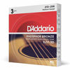 Picture of DAddario EJ17 Phosphor Bronze Acoustic Guitar Strings, Medium (3 Pack) - Corrosion-Resistant Phosphor Bronze, Offers a Warm, Bright and Well-Balanced Acoustic Tone and Comfortable Playability