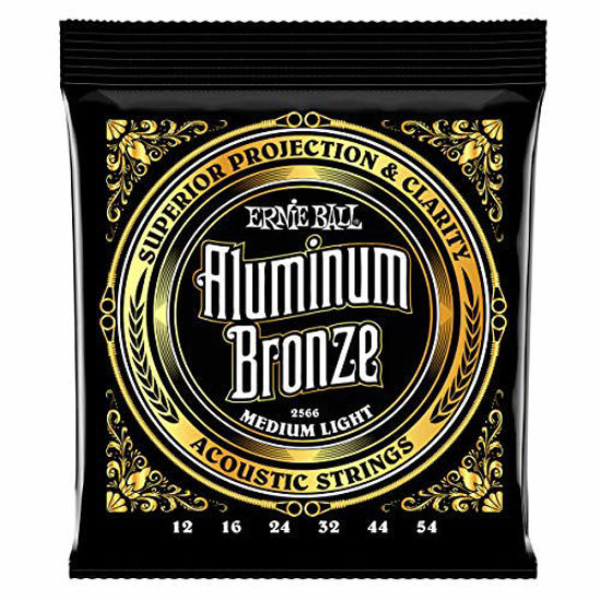 Picture of Ernie Ball Aluminum Bronze Medium Light Acoustic Set, .012 - .054