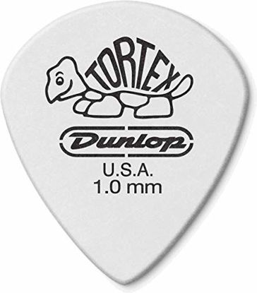 Picture of Jim Dunlop 478P1.0 Tortex White Jazz III, 1.0mm, 12/Player's Pack