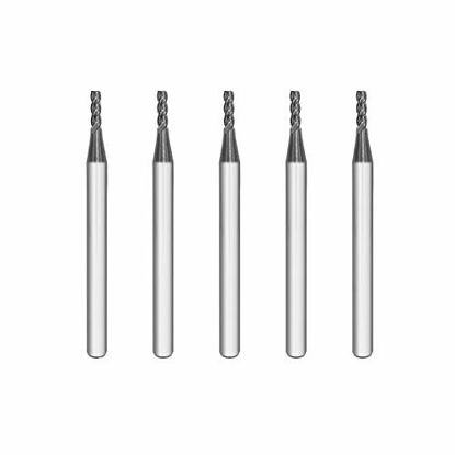 Picture of SPEED TIGER ISE Carbide Square End Mill - Micro Grain Carbide End Mill for Alloy Steels/Hardened Steels - 4 Flute - ISE1/16"4T - Made in Taiwan (5 Pieces, 1/16")