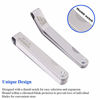 Picture of ZUZUAN 1 Pack Feeler Gauge with 32-Blade and 1 Pack Offset Feeler Gauge with 16-Blade, Gauge Dual Marked Metric and Imperial Gap Measuring Tool