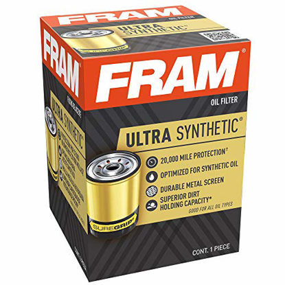 Picture of FRAM Ultra Synthetic XG4967, 20K Mile Change Interval Spin-On Oil Filter with SureGrip