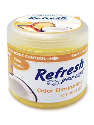 Picture of Refresh Your Car! E301461500 Scented Gel Can, 4.5 oz, Pina Colada