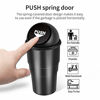 Picture of YIOVVOM Vehicle Automotive Cup Holder Garbage Can Small Mini Trash Bin Car Trash Garbage Can for Car Office Home (2Black, 1)