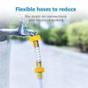 Picture of AQUA CREST RV Inline Water Filter with Hose Protector, Reduces Chlorine, Bad Taste&Odor for RVs and Marines, Drinking & Washing Filter with 1 Flexible Hose Protector