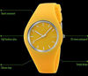 Picture of Gosasa Casual Simple Style Silicone Strap Women Sports Watches 30M Waterproof (White)