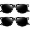 Picture of Joopin Polarized Sunglasses for Women Men, Retro Designer Sun Glasses (Glossy Black+Glossy Black)