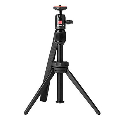 Picture of Anker Nebula Capsule Series Adjustable Tripod Stand, Compact, Aluminum Alloy Portable Projector Stand for Capsule, Capsule Max, and Capsule II with Universal Mount and Swivel Ball Head