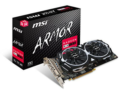 Picture of MSI VGA Graphic Cards RX 580 ARMOR 8G OC