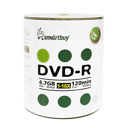 Picture of Smart Buy 200 Pack DVD-R 4.7gb 16x Logo Blank Data Video Movie Recordable Disc, 200 Disc 200pk
