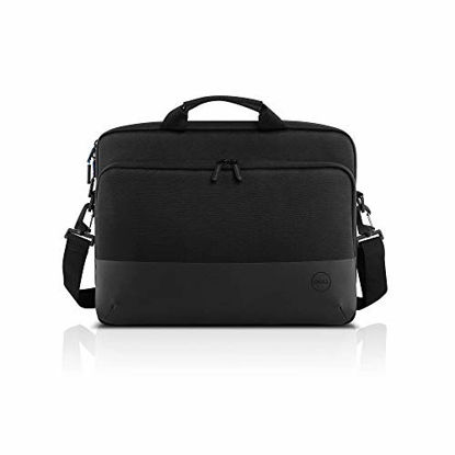 Picture of Dell Pro Slim Briefcase 15-Keep Your Laptop, Tablet and Other Essentials securely Protected Within The eco-Friendly Dell Pro Slim Briefcase 15 (PO1520CS), a Slim-fit case Designed for Work and Beyond