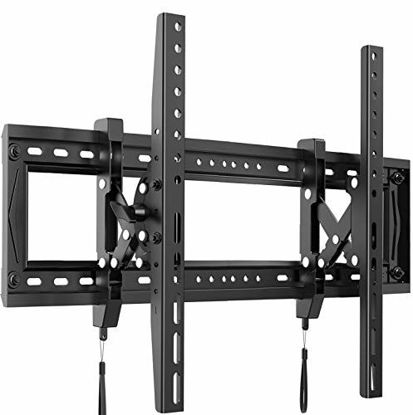Picture of Advanced Full Tilt Extension TV Wall Mount Bracket for Most 50-90 Inch OLED LCD LED Curved Flat TVs-Extends for Max Tilting On Large TVs, fits 16-24 Inch Studs, Max 165 LBS VESA 600x400mm by Pipishell