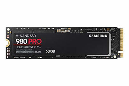 Picture of SAMSUNG 980 PRO 500GB PCIe NVMe Gen4 Internal Gaming SSD M.2 (MZ-V8P500B)