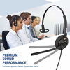 Picture of USB Headset with Microphone Noise Cancelling& Audio Controls Ultra Comfort Computer Headset for Business Skype UC Webinar Call Center Office-Mono