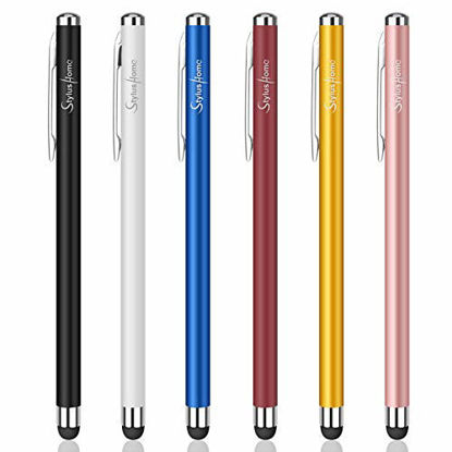 Picture of Stylus Pens for Touch Screens, StylusHome 6 Pack High Precision Capacitive Stylus for iPad iPhone Tablets Samsung Galaxy All Universal Touch Screen Devices