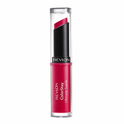 Picture of Revlon ColorStay Ultimate Suede Lipstick, Longwear Soft, Ultra-Hydrating High-Impact Lip Color, Formulated with Vitamin E, Stylist (073), 0.09 oz