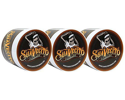 Picture of Suavecito Pomade Original Hold 4 oz (Pack of 3)