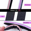 Picture of MAKARTT Nail Files 100 180 Grit for Poly Nail Extension Gel Acrylic Nails Files Double Sided Black Washable 10 Nail File Set Manicure Tools F-01