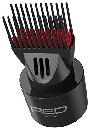 Picture of Red by Kiss Universal Detangling Blow Dryer Hair Styling Pik - Compatible with all Hair Dryers