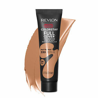 Picture of Revlon ColorStay Full Cover Foundation, Natural Tan, 1.0 Fluid Ounce