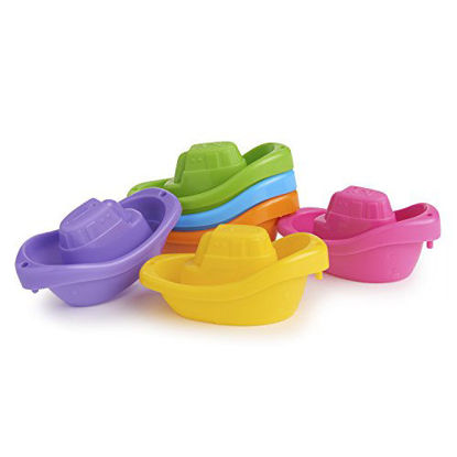 Picture of Munchkin Bath Toy, Little Boat Train, 6 Count