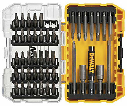 Picture of DEWALT Screwdriver Bit Set with Tough Case, 45-Piece (DW2166)