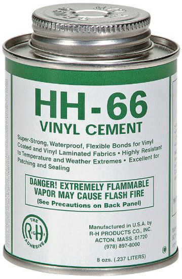 Picture of RH Adhesives HH-66 Industrial Strength Vinyl Cement Glue with Brush, 8 oz, Clear