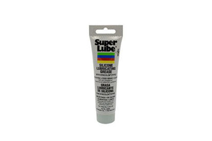 Picture of Super Lube 92003 Silicone Lubricating Grease with PTFE, 3 oz Tube, Translucent White