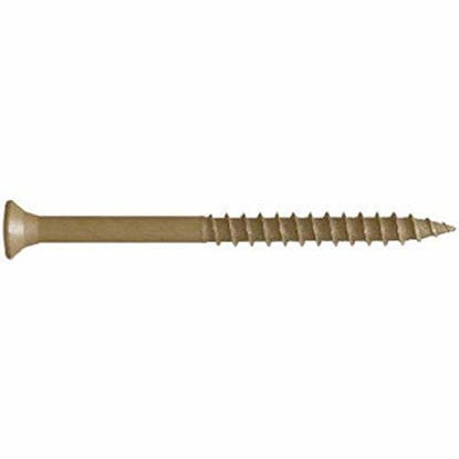 Picture of FastenMaster FMGD212-75 GuardDog Exterior Wood Screw, Tan, 2-1/2-Inch, 75-Pack